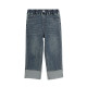 Girls jeans casual and fashionable wide-leg pants Girls jeans casual and fashionable wide-leg pants