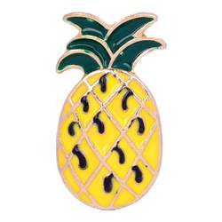 ກະຕ່າຍງາມຍີ່ປຸ່ນ pineapple brooch metal badge personalized rainbow sunflower pin small pin women's school bag accessories