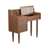 Solid wood chest of drawers and dressing table integrated bedroom simple modern dressing table desk bedside table bedside dressing table 1910