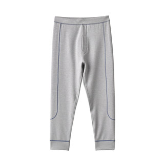 胖童大码男童保暖秋裤 儿童弹力长裤 330G蚕丝羊绒 190青少年冬款