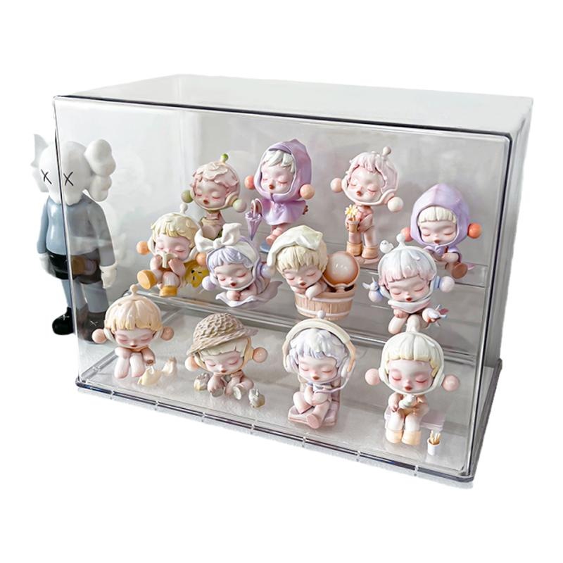 Suitable for Pop Mart Blind Box Figure Storage Display Box Acrylic Lego Ornament Display Rack Display Cabinet