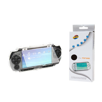 PSP3000 ກໍລະນີໄປເຊຍກັນ PSP2000 ກໍລະນີໄປເຊຍກັນ PSP1000 ກໍລະນີປ້ອງກັນໂປ່ງໃສຕ້ານການຕົກຫນັກອຸປະກອນເສີມ