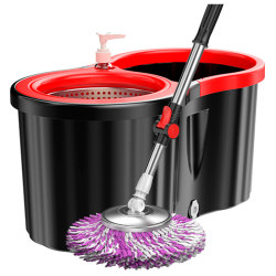 Mop bucket rotating mop rod universal hand-washable household one-mop clean lazy dry mop mop mopping artifact