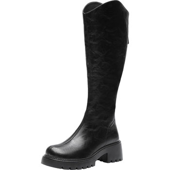 Dadong boots women's boots knight boots are wide and easy to put on and take off