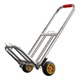 Portable folding stair climbing cart