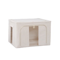 Tianshan Cotton Linen Clothes Storage Box Home Large Capacity Wardrobe Clothing Clothing Finishing Deviner Cloth Art Folding Storage Basket