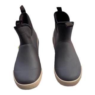 50码牛布朗瑕疵男士中短筒加肥加大码厚底防滑橡胶雨鞋男钓鱼户外