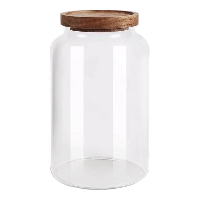 Glass sealed tea cans Food grade coffee bean storage special jars flower tea tangerine peel moisture-proof transparent storage jars