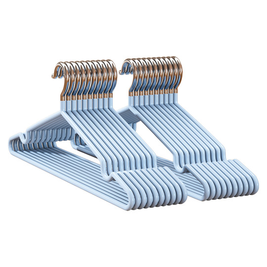 Dip plastic anti-slip clothes hanger