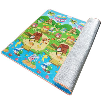 Happy Bear Outdoor Blanket Picnic Mat Moisture-Proof Mat Oversized Thickened Spring Outing Outdoor Beach Grass Tent Camping Mat