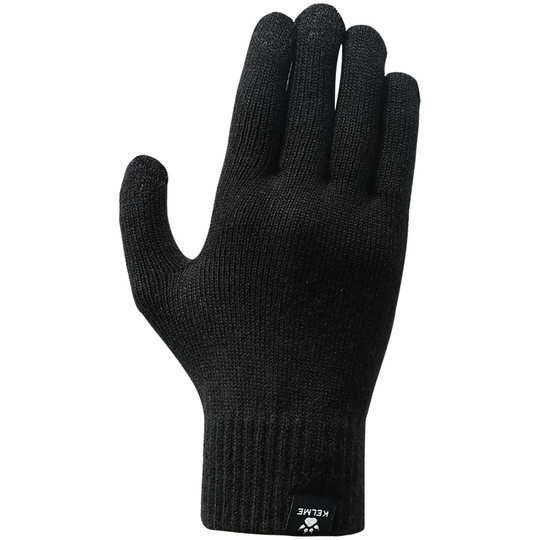 KELME Karl Mega Fleece Warm Knitted Touch Screen Gloves Sports Cycling Football Running Full Palm Anti-Slip Anti-Silence