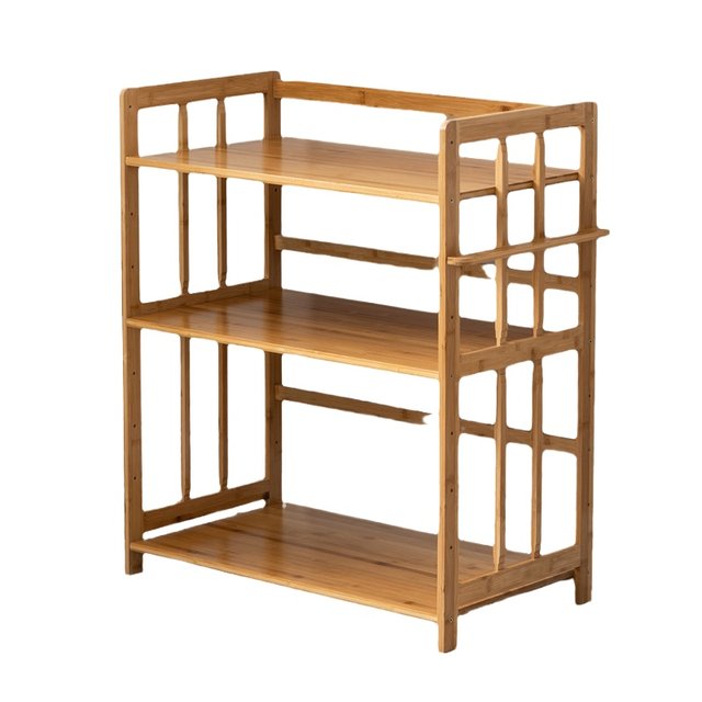 Bamboo, Doudou, Nanzhu thickened multi-layer floor-standing storage rack