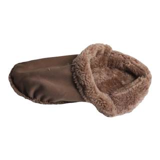 Crocs lined with wool covers for men and women, home cotton slippers