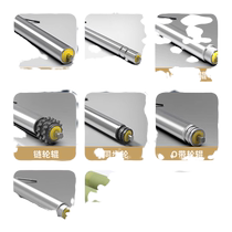 Electric roller power roller built-in motor stainless steel roller treadmill power roller rubber roller electric roller