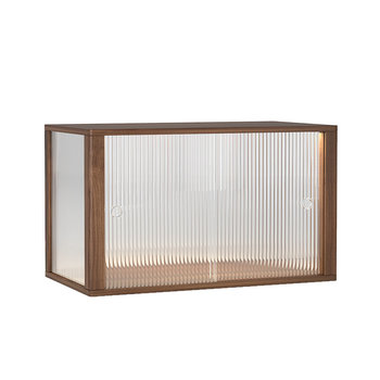 Lego figure with lights labubu display cabinet acrylic household dustproof storage shelves animation toy display cabinet