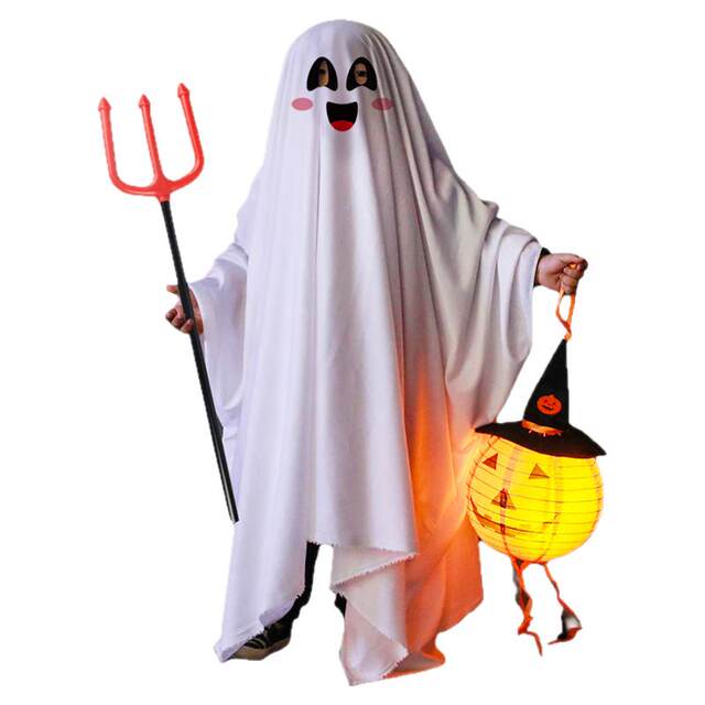 Halloween costume ghost elf ເດັກນ້ອຍການປະຕິບັດຊຸດ costume