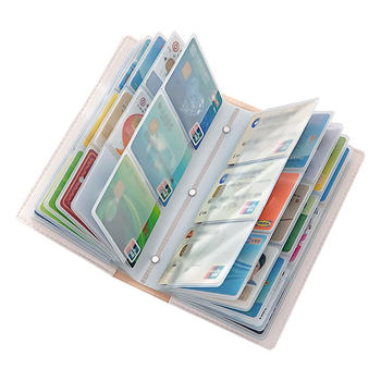 Women's large-capacity multi-card slot anti-degaussing card holder