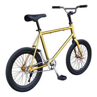 新款死飞自行车20寸爆改装翘头动作把男女小学生赛车倒刹网红单车