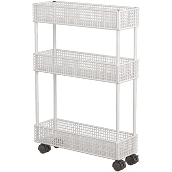 No-install washing machine storage racks are simple and modern
