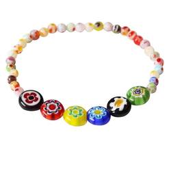 Kawano Rainbow Beaded Bracelet Women's Summer Niche Design Ins Internet Celebrity Temperament Versatile Bracelet Dopamine Style Bracelet