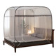 Gujin yurt mosquito net home 2024 ການຕິດຕັ້ງແບບໃໝ່ທີ່ບໍ່ມີການຕິດຂັດປ້ອງກັນການຕົກ 1.8m ການເຂົ້າລະຫັດ zipper folding ສໍາລັບເດັກນ້ອຍ