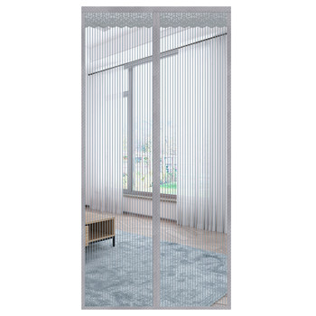 Summer anti-mosquito door curtain house-free punch-free Velcro self-adhesive screen door gauze curtain magnet self-absorbing partition curtain ຜ້າມ່ານກັນຍຸງ