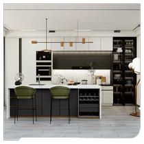 Bunny Easy to Decorate Customized Kitchen Cabinets Customized Integral Quartz Stone Kitchen Cabinets Open Mediterranean Kitchen Cabinets