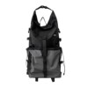 Mampson trendy brand large capacity plaid roll top backpack