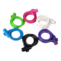 High-quality color 1 meter bicycle lock bicycle lock mountain bike lock anti-theft lock bicycle wire lock bicycle lock