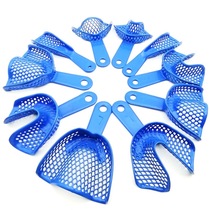 Dental stainless steel impression material dental tray Oral plastic steel dental tray dental tray plaster impression tray dental tray