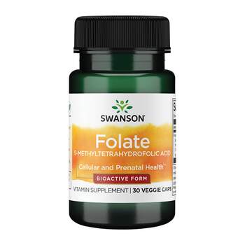 Swanson active folic acid 400mg ດູດຊຶມ 10 ເທົ່າ