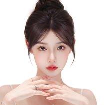 Fake bangs for women with natural forehead real hair hairline wig stickers invisible traceless thin lanugo hair eight-character bangs wig