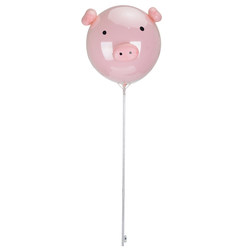 Net Red Pig Balloon Booth Stall Cartoon New DIY Materials Packs Light Night Market Push Bobo Children