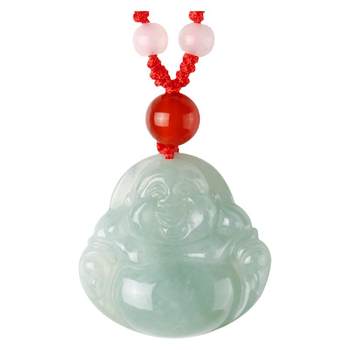 Natural ice jade buddha pendant a grade buddha