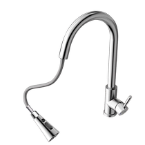 Wrigley 40 household kitchen faucet stainless steel rotating sink faucet hot and cold pull-out sink faucet