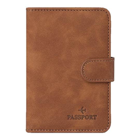 Lawyer certificate protective cover women's retro frosted magnetic passport holder overseas wallet ticket holder passport cover