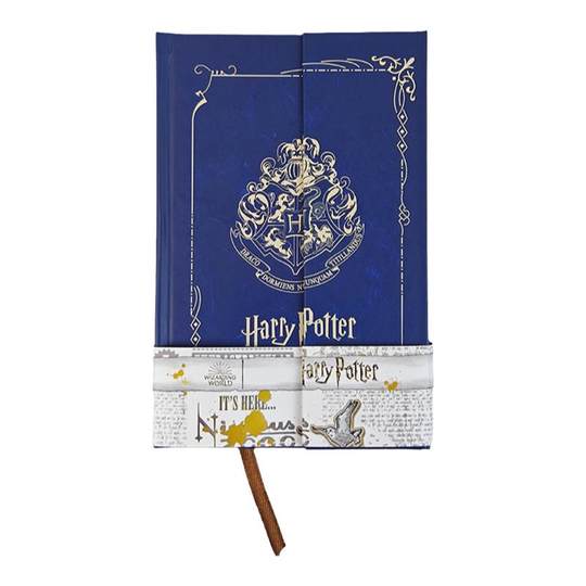 正版哈利波特周边硬皮笔记本霍格沃茨学院复古随身手账本文具礼物