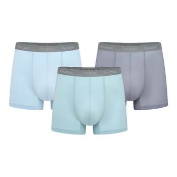 Cotton era men's underwear, pure cotton, thin, skin-friendly and breathable boys' boxer briefs, 3 pairs