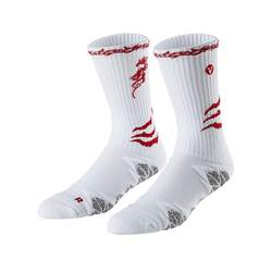 Wei Dong Year of the Dragon limited edition practical professional basketball socks towel bottom high-top sports elite men's high-top long tube