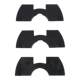 ເຫມາະສໍາລັບ Xiaomi scooter shock absorbing damping 1s Mijia No. 9 f20 silicone pad anti-vibration pro modification accessories