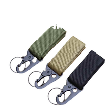 German tactical hanging buckle fast outdoor triangle buckle multifunctional belt water bottle carabiner D-type quick hook key