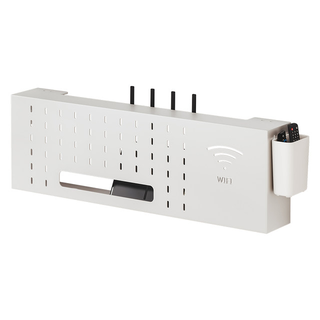 Router storage box set-top box rack without punching