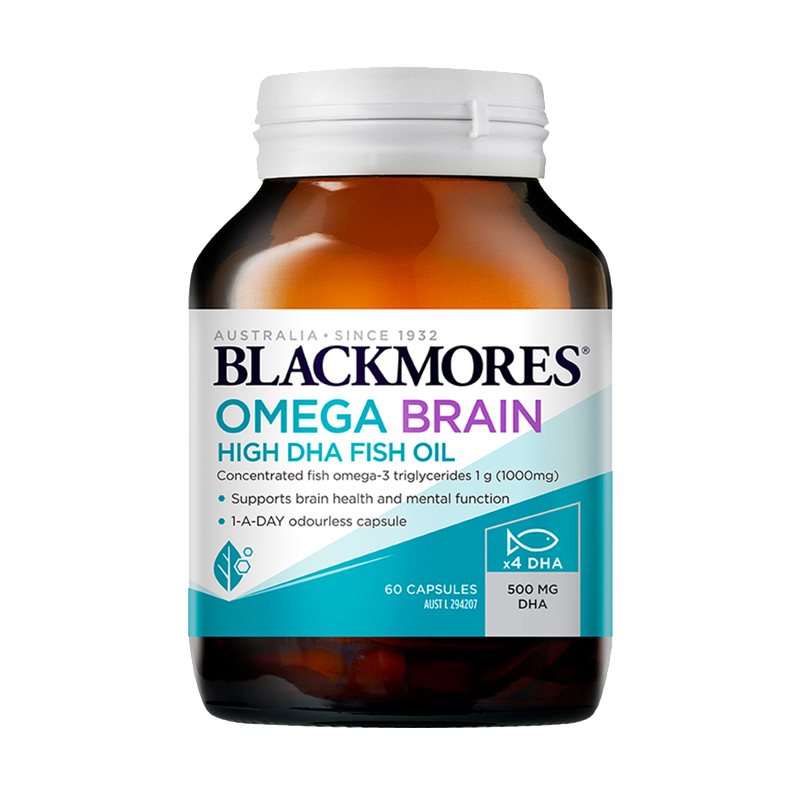 BLACKMORES Fish Oil Capsules 4 times concentrated DHA