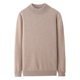 100% pure cashmere sweater for men half turtleneck sweater