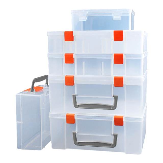 Deer Fairy Hand-in Thickened Double-Layer Transparent Storage Box