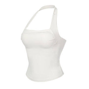 Annerun halter neck sports vest women's anti-sagging running fitness back all-in-one yoga wear top bra