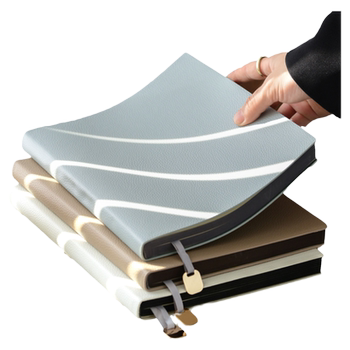 B5 large pebbled ultra-soft leather notebook can be customized