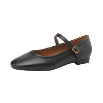 Daphne French flat shoes womens summer shallow Mary Jane small leather shoes 2024 new genuine leather soft sole leather shoes