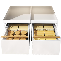 Best helper kitchen pull-out storage rack cabinet pull basket deep cabinet layered storage shelf under sink drawer pull basket