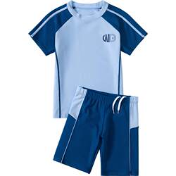 Children's swimsuit boys' split medium and large children's baby quick-drying boys' swimsuit 2024 new swimming trunks swimsuit suit